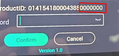 Version 1 engineering menu example